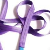 China 4 Tonne Flat Polyester Woven Webbing Sling Single Layer Lifting Belt Sling wholesale