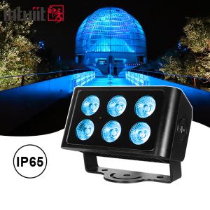 China 6x5W 4in1 RGBW LED DMX Wall Wash Lights IP65 Outdoor LED City Color Light Stage Performance DJ Party Light wholesale