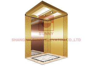 China Stainless Steel 2.5m/S Load 1600kg Passenger Elevator Lift With VVVF Drive wholesale