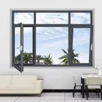 Double Glazed Aluminium Awning Windows Soundproof Aluminum Glass Window
