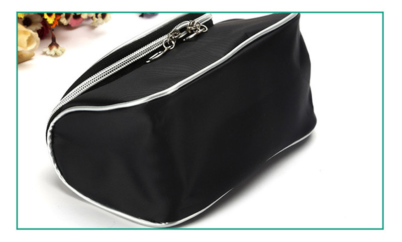 Large Capacity Zipper Closure Travel Cosmetic Organizer