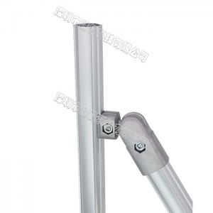 China Industrial Aluminum Tube Fitting 360 Degree With Flexible Swivel / Claw / Round End wholesale