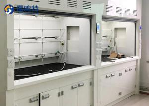 China low noise 60db Lab Fume Cupboards 30W Lamp Fume Hood Cabinet wholesale