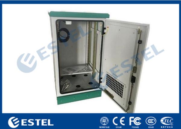 Fan Type Outdoor Telecom Cabinet Waterproof Anti - Corrosion With Galvanized