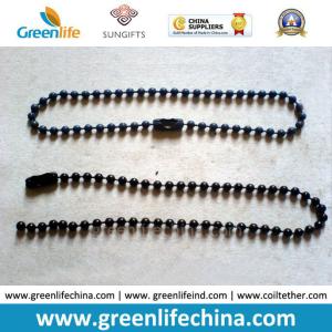 China Nickle Free Plated Custom Size Black Chain Jewelry Necklaces wholesale