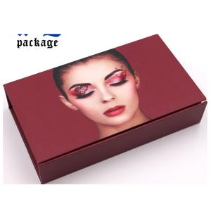 China Handmade Blister Tray Cosmetic Gift Box Makeup Brush Window Packaging wholesale