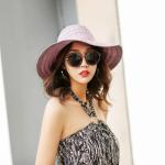 AK17593 fashion sunny beach foldable summer straw hats for womens in stock ,