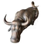Antique Bronze Cow Shape Sculpture Bending Custom Stainless Steel Fabrication