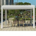 Customizable Aluminum Louvered Luxury Motorised Modern Outdoor Pergola