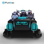6 Seats 9D Virtual Reality Cinema VR Multiplayer Game Car Equipment With ISO9001
