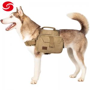 China Harness Military Tactical Dog Vest Harness Molle Adjustable Training on sale