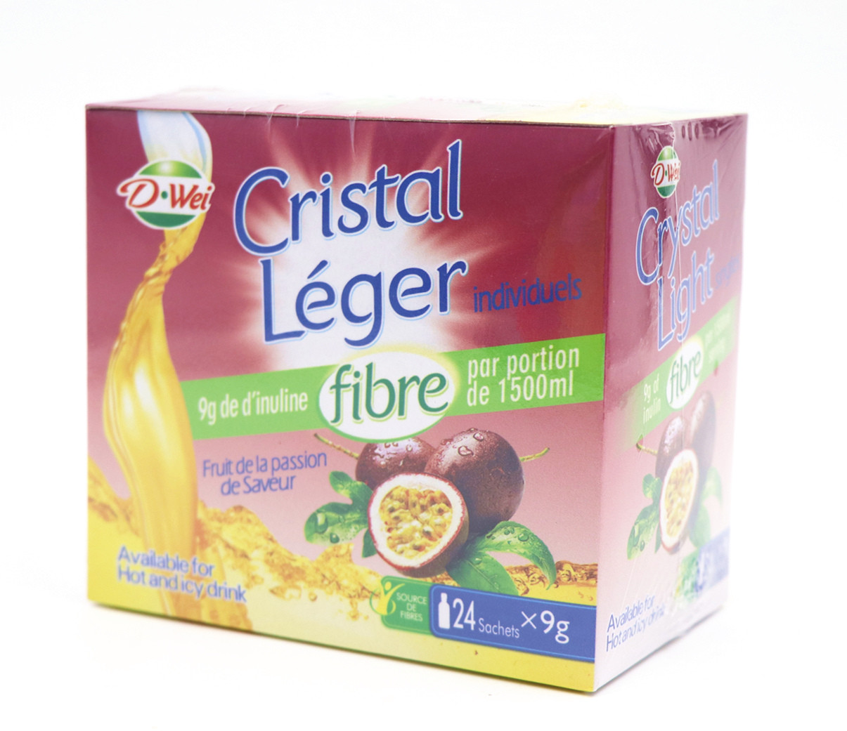 9g Passion Fruit Flavor Instant Drink Powder Available To Mix In 1.5L Hot And Cold Water