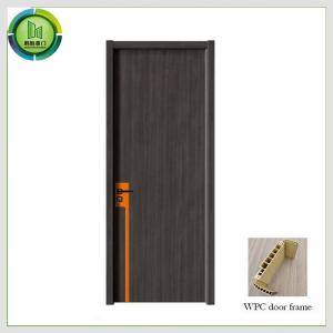 China WPC UPVC Composite Front Doors , Waterproof Internal Bathroom Doors wholesale