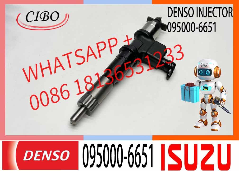 Diesel common rail fuel injector 095000-6651 8-98030550-1 For ISUZU 095000-8630 095000-8631 095000-8632