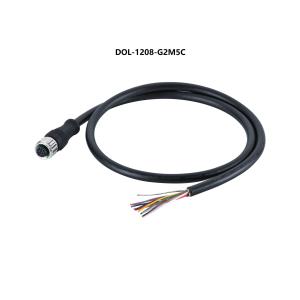 China M12 Connector Unshielded Sensor Actuator Cable A Coded Female 8 Pin PUR 2.5M wholesale