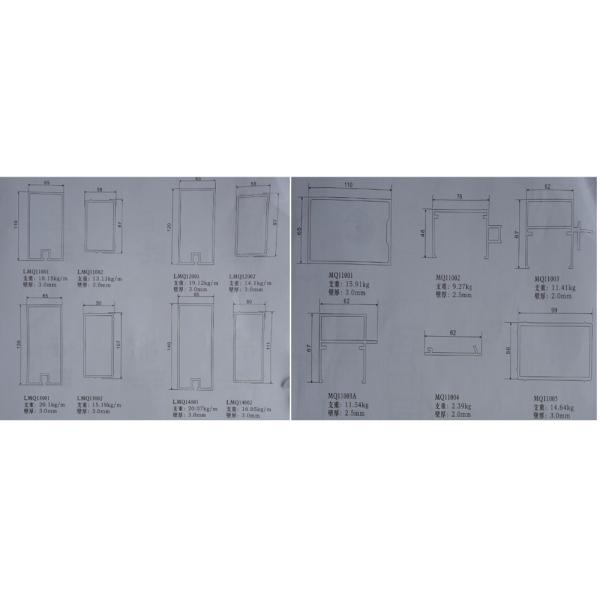 New Design Convenient Installtion Aluminum Curtain Wall