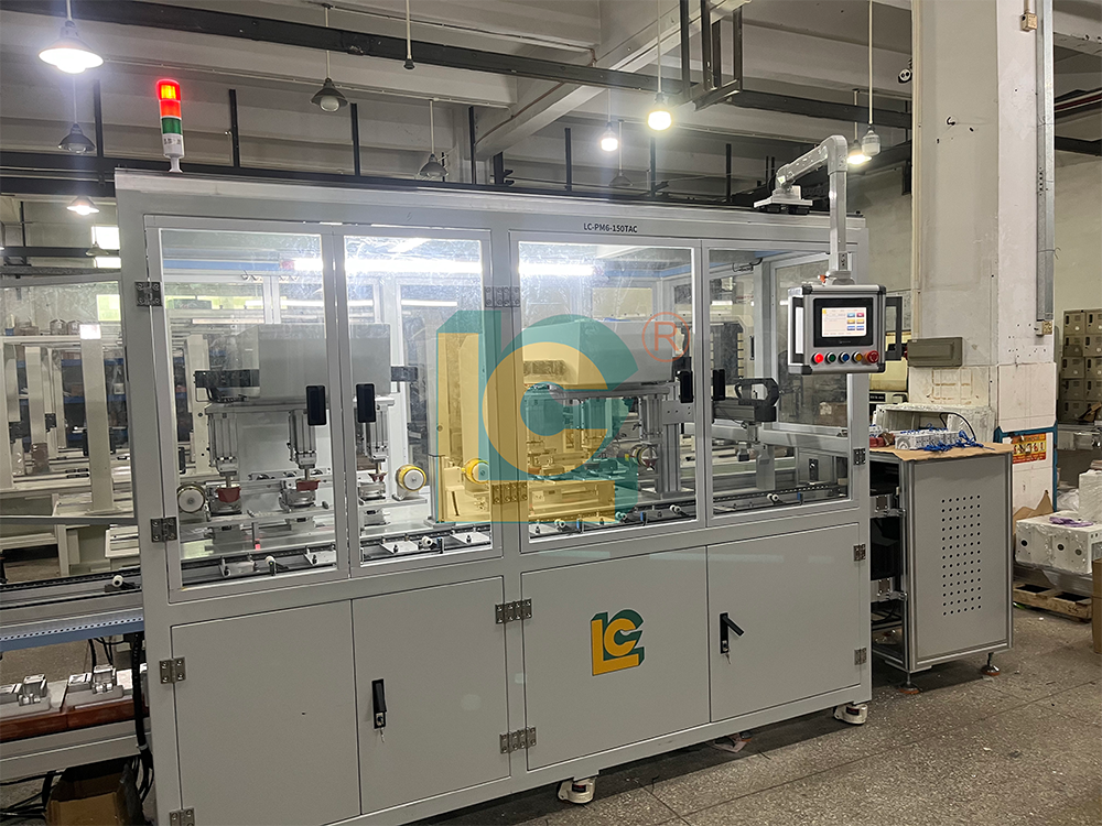 LC-PM6-150TAC 6-Color Closed Ink Cup Pad Printing Machine with Automatic Conveyor High-Speed Industrial Printing Equipment