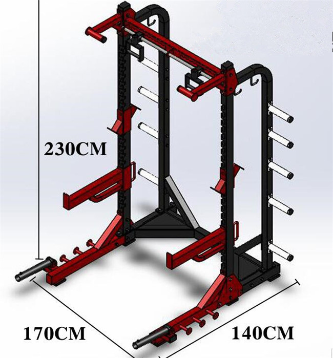 Fitness Equipment Multifunctional Strength Training Weightlifting Squat Rack Power Rack Gym
