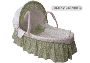 China grass corn husk baby moses basket bed with liner set vehicle-mounted at home wholesale