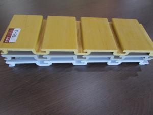 China Customized Solid Plastic Slat Wall Panels for Garage / Supermarket wholesale