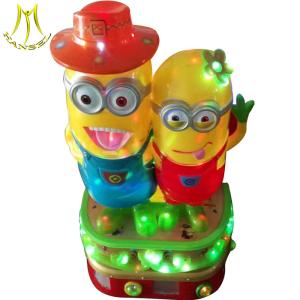 China Hansel indoor amusement park rides kids video game car kiddie rides for sale wholesale