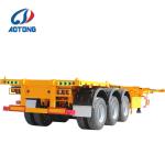 Truck Trailer 3 Axle 20ft/40ft Container Chassis Truck Semi Trailer with Self