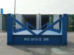 Special Shipping Container Platform 20 Foot Frame Half Height Blue Industrial