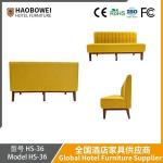 Foshan Furniture. Fabric Booth Sofa. Restaurant Furniture. Theme Restaurant.