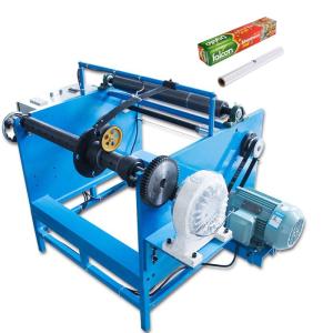 China Wood Packaging Material Manual Rewinder For Household Aluminum Foil Machine wholesale