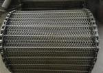 Food Lift Loading Chain Mesh Belt Stainless Steel 304
