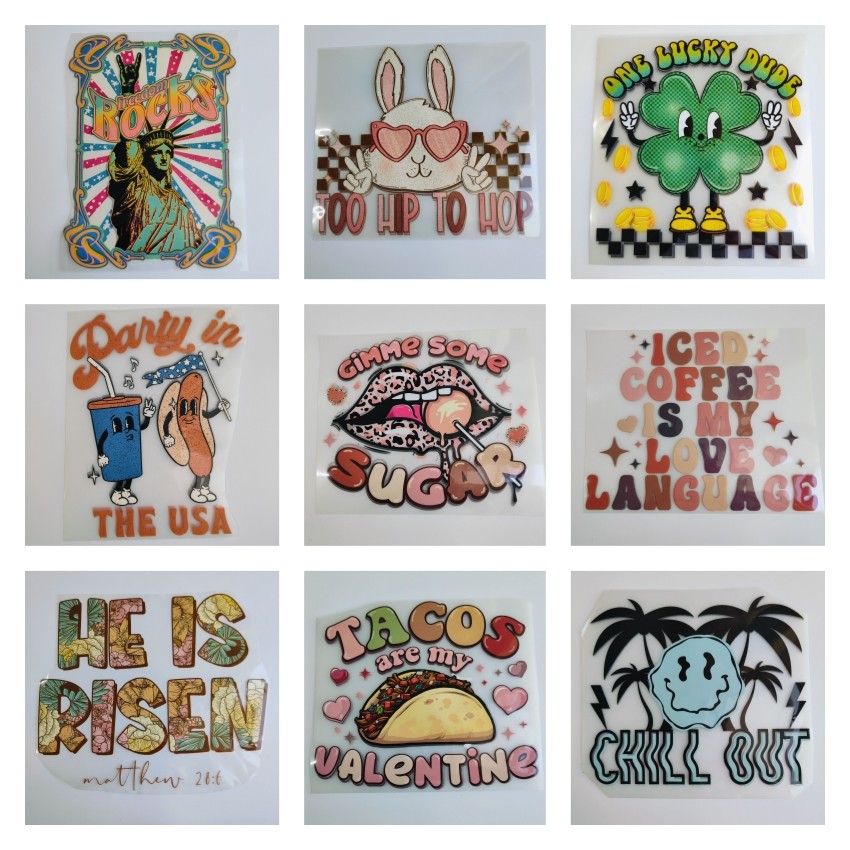 Silicone Custom Heat Transfers For Clothing Hats Bags And Shoes