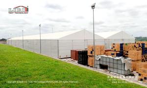 China 20x150m Temporary Large Marquee Tent With ABS Hard Wall Water Resistant wholesale