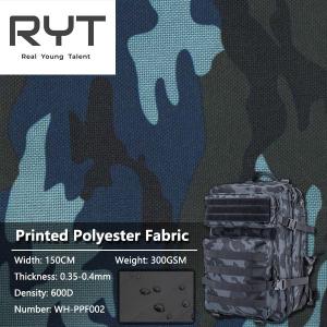 China Camouflage Printed Polyester Fabric 600D Oxford Fabric Waterproof wholesale