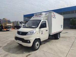China 6 Wheel Foton Mini Refrigerator Truck 110km/H Small Freezer Truck In Dubai wholesale