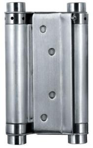 China Satin Stainless Steel Square Door Hinges Double Action Spring Door Hinge wholesale