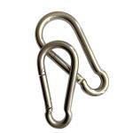 Electrolytic Treatment Technology Stainless Steel DIN5299C Carabiner Snap Spring
