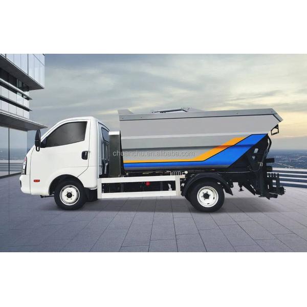 Custom's Requirement Fulfilled Pure Electric Self-Loading Garbage Truck with Zero Emissions and Autonomous Waste Collection