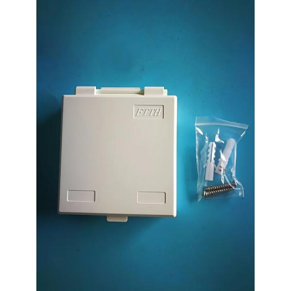ANSHI 2 Ports SC LC Adapter Hinge Type Fiber Optic Face Plate