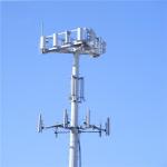 Steel 20 Meter Gsm Monopole Steel Tower Communication Tower For Sale Q345B/A572