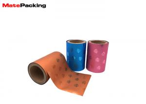 China Aluminum Foil Plastic Food Packing Film Laminated Rolls Custom Printing For Food Snack wholesale