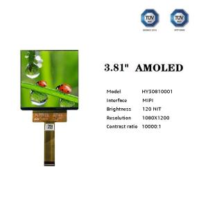 China 3.81 Inch AMOLED LCD Display Small OLED Screen 1080x1200 H381DLN01 wholesale