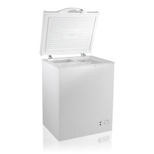 China White Coating Deep Chest Freezer 220V / 50Hz With Sliding Glass wholesale