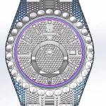 Bust Down Millionaire Moissanite Watch Rolex