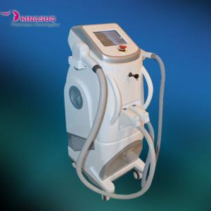 China 2 handles diode laser Elight ipl SHR laser remove hair permanently wholesale