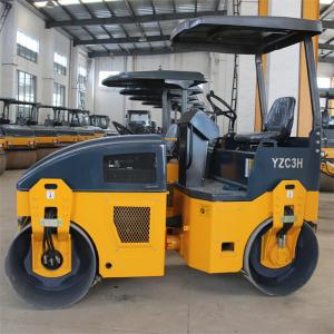China Widely used 3ton double drum vibratory road compactor best price wholesale