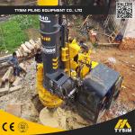 Speed of rotation 7~40 rpm,Torque 32/42 KN.m, CE Small Rotary Driling Rig /