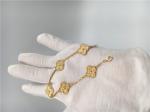 Flower Shaped 18K Gold Bracelet 5 Motifs VCARO1IE00 For Girlfriend / Wife