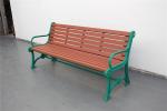Recycled Plastic Patio Outdoor Garden Bench Seat Flange Surface Mounted Type