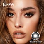 KSSEYE Glutinous Dolly Black Circle Lenses Contacts For Big Eyes