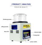 JH185 600g Jewelry Tool Polishing Machine Magnetic Tumbler Polisher Jewellery
